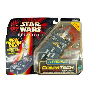 Vintage Hasbro Star Wars Episode I CommTech Reader Obi-Wan Knight 90s New